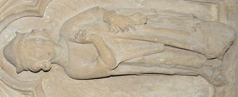 Germany Bad Munstereifel - St Chrysantheus and Daria Gotfried von Berheim 1335 weeper